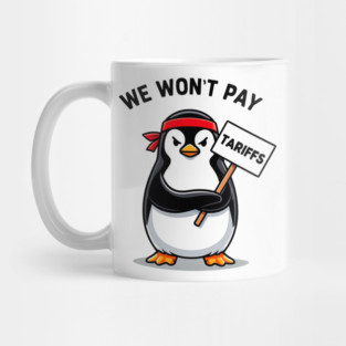 Resist-Penguin Mug