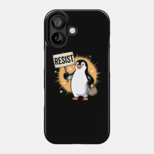 Resist-Penguin Phone Case