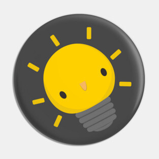 Kawaii lightbulb Pin