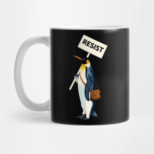 Resist-Penguin Mug