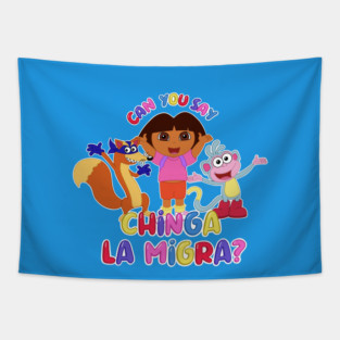 Chinga la migra Tapestry