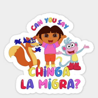 Chinga la migra Magnet