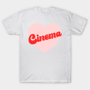 Pink Cinema Heart T-Shirt
