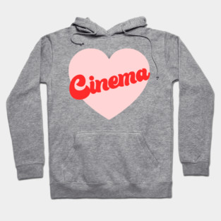 Pink Cinema Heart Hoodie