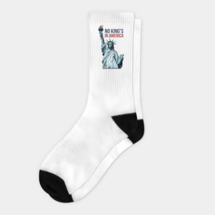 NO KINGS IN AMERICA - JULY 1776 Socks