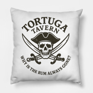 Tortuga Tavern - Pirates of the Carribean Pillow