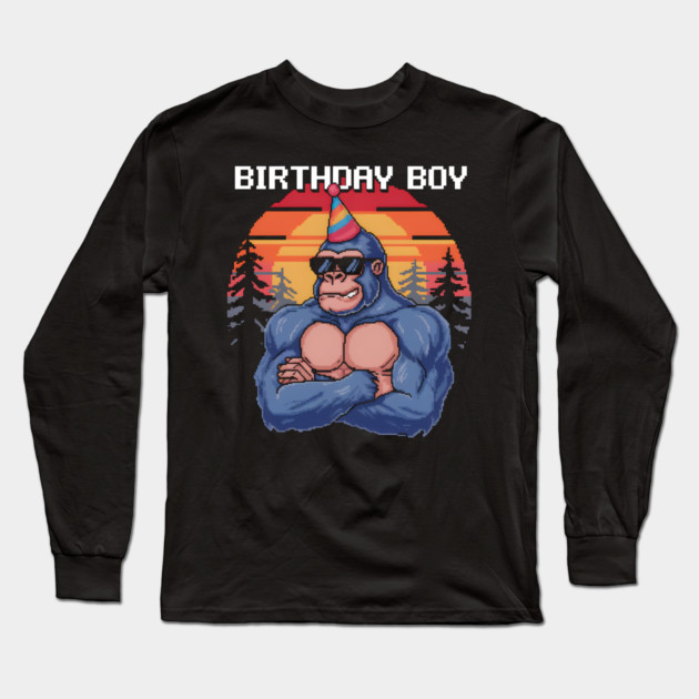 Birthday Boy Long Sleeve T-Shirt by MakerMind8.2