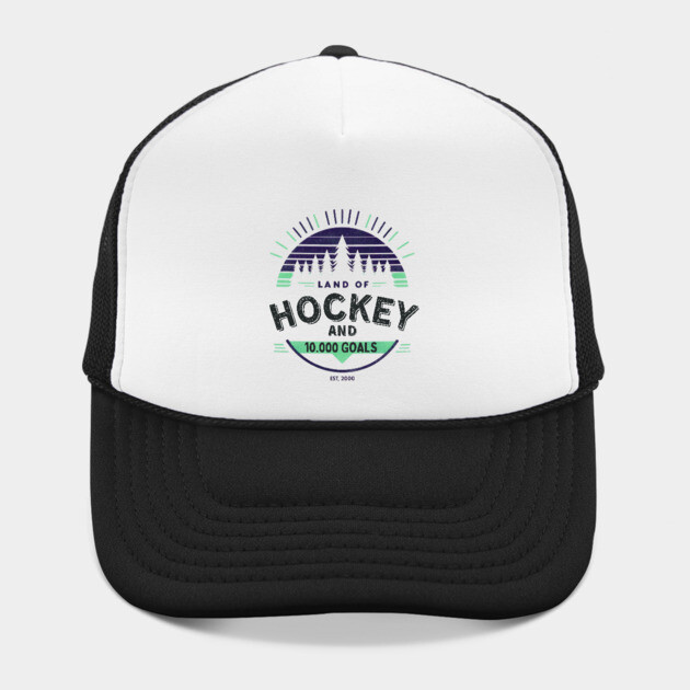 Land of Hockey and 10,000 Goals-Minnesota Inspired Vintage Fan Design by Ben's Store 1