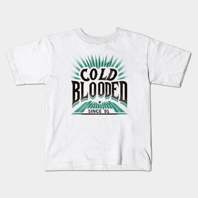 Cold Blooded Hockey – Vintage San Jose Fan Design Since 1991 Kids T-Shirt by Ben's Store 1