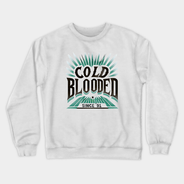 Cold Blooded Hockey – Vintage San Jose Fan Design Since 1991 Crewneck Sweatshirt by Ben's Store 1