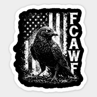 F-Caw-F Sticker