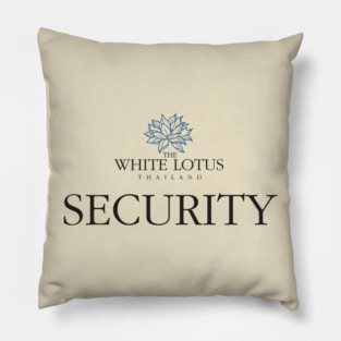 White Lotus Security Pillow