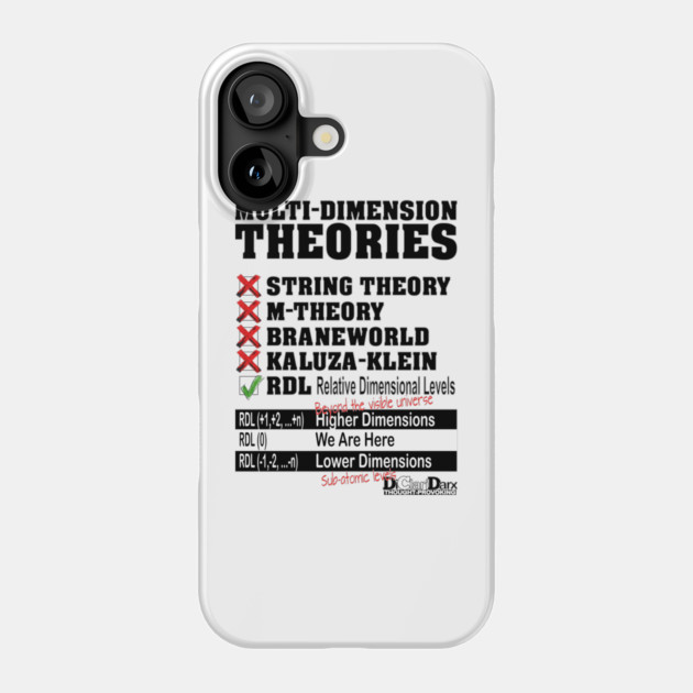 RDL - Relative Dimensional Levels Phone Case by Santy's Store
