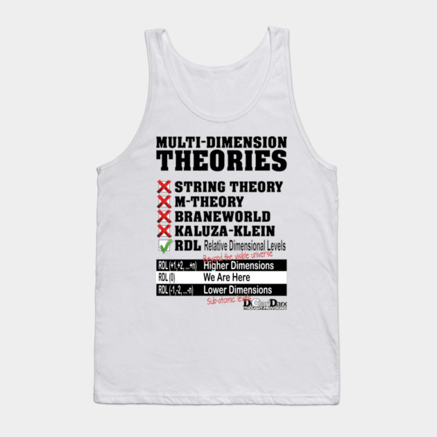 RDL - Relative Dimensional Levels Tank Top by Santy's Store