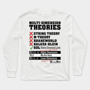 RDL - Relative Dimensional Levels Long Sleeve T-Shirt