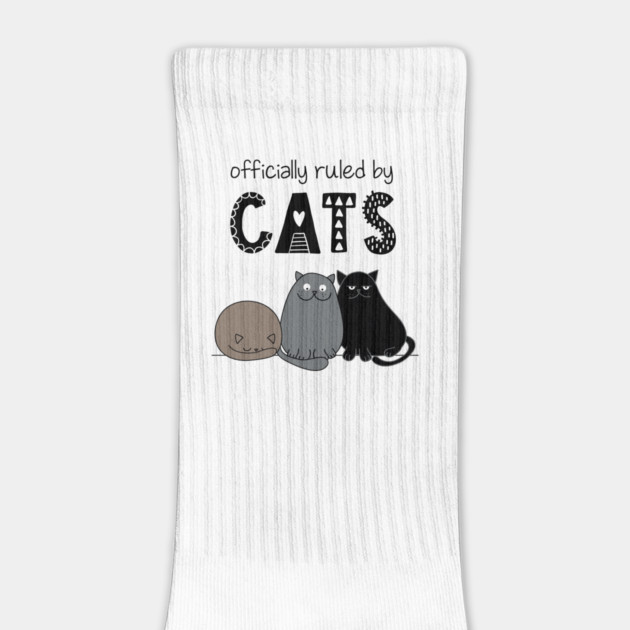 'Officially ruled by Cats' Cute Hand Drawn Style by Butter Creative