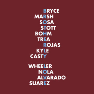 BROTHERLY LOVE Philadelphia Baseball Design T-Shirt