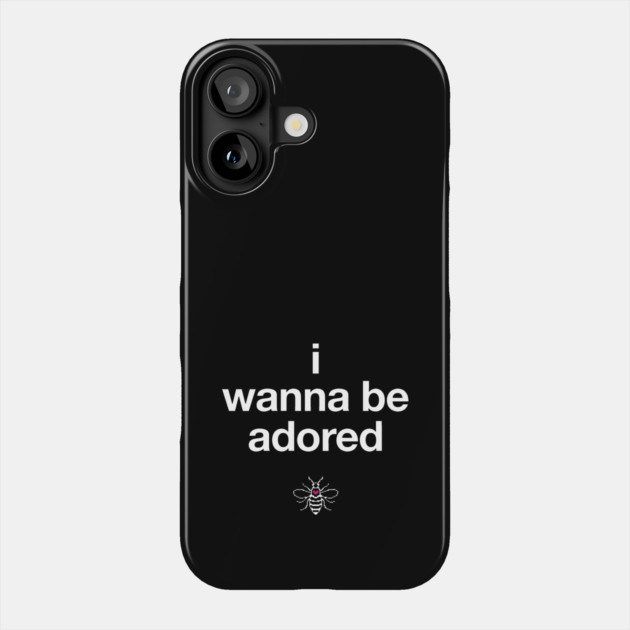 The Stone Roses I Wanna Be Adored Digital Pixel Bee Phone Case by Butter Creative