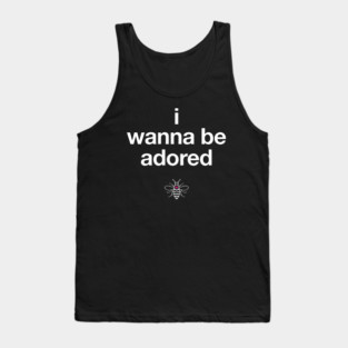 The Stone Roses I Wanna Be Adored Digital Pixel Bee Tank Top