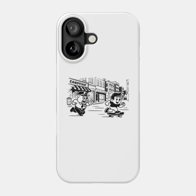 RUN, PIGGY, RUN! Phone Case by Wrongteeshirt