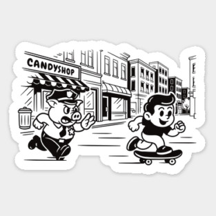 RUN, PIGGY, RUN! Magnet