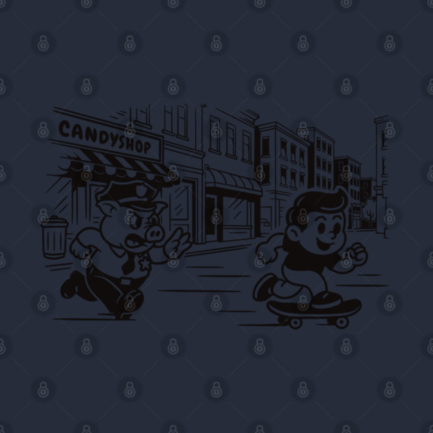 RUN, PIGGY, RUN! by Wrongteeshirt