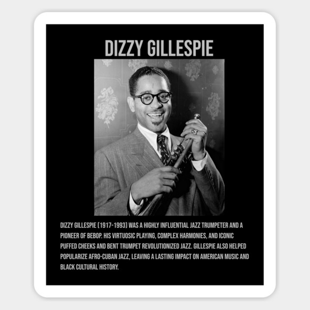 Dizzy Gillespie Magnet by UrbanLifeApparel