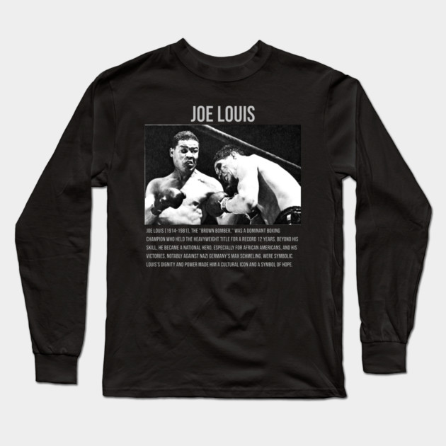 Joe Louis - Champion Boxer Long Sleeve T-Shirt by UrbanLifeApparel