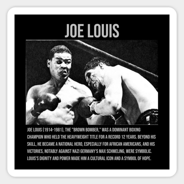 Joe Louis - Champion Boxer Magnet by UrbanLifeApparel