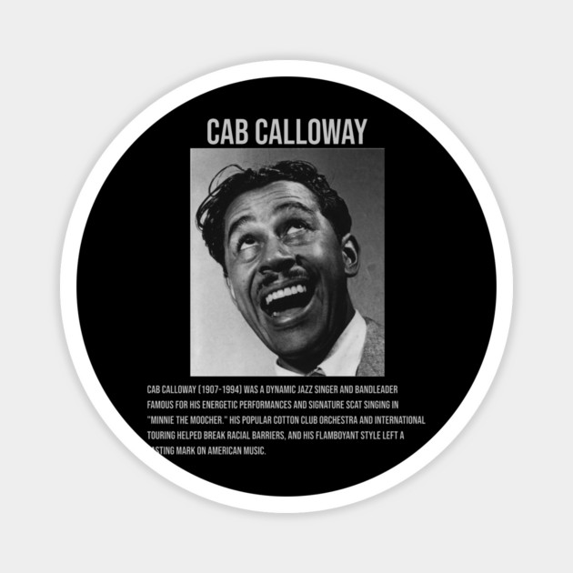 Cab Calloway Magnet by UrbanLifeApparel