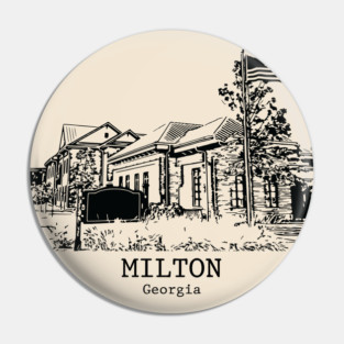 Milton - Georgia Pin