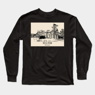 Milton - Georgia Long Sleeve T-Shirt