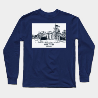 Milton - Georgia Long Sleeve T-Shirt