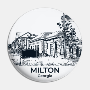 Milton - Georgia Pin