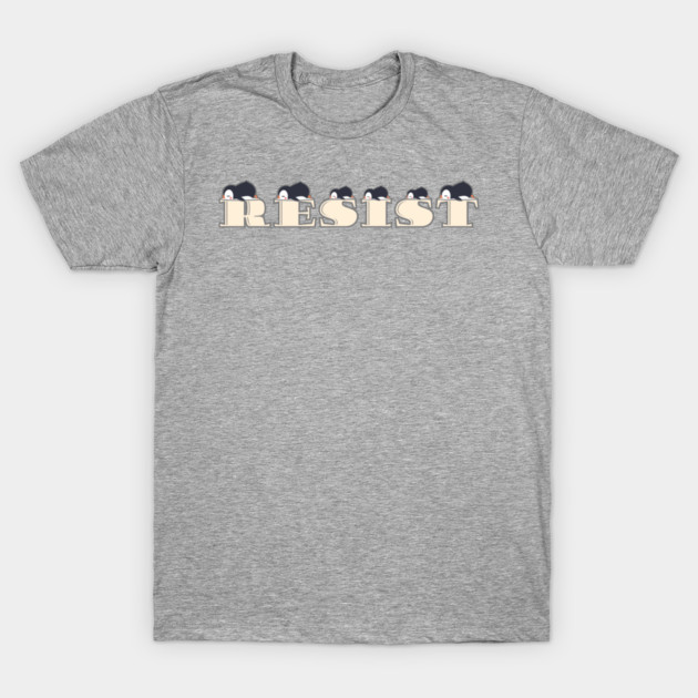 Resist-Penguin T-Shirt by Creatifly Graphic Tees