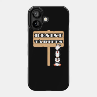 Resist-Penguin Phone Case
