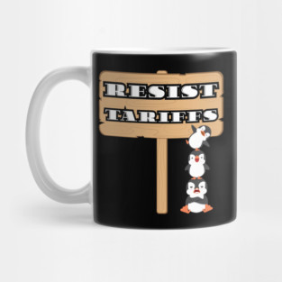 Resist-Penguin Mug
