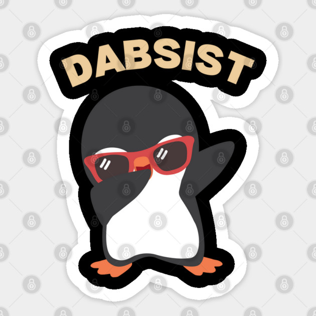 Resist-Penguin Sticker by Creatifly Graphic Tees