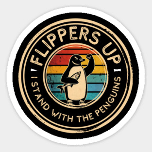 Resist-Penguin Sticker