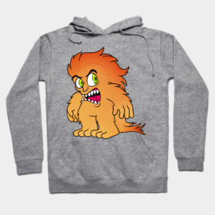 Fluffy Hair Monster Hoodie