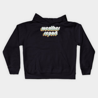 Weather Report Retro Kids Hoodie