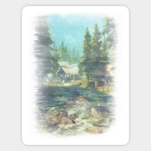 Water mill Sticker