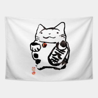 LUCKY CAT Tapestry
