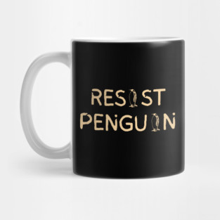 Resist-Penguin Mug