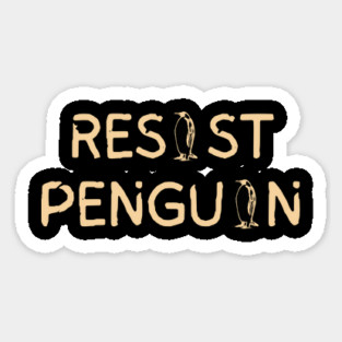 Resist-Penguin Magnet