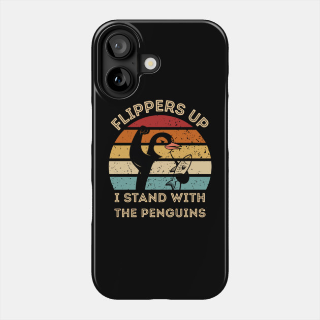 Resist-Penguin Phone Case by Creatifly Graphic Tees