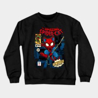 Spider Cat Crewneck Sweatshirt