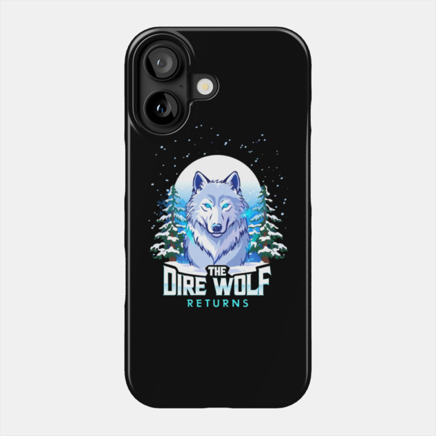 Dire-Wolf Phone Case by Creatifly Graphic Tees
