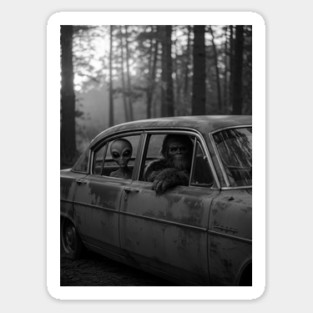 Alien and Bigfoot-Believe-8 #2 Magnet