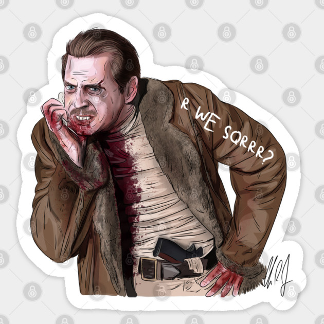 "R WE SQRRR?" said Carl Sticker by 51Deesigns